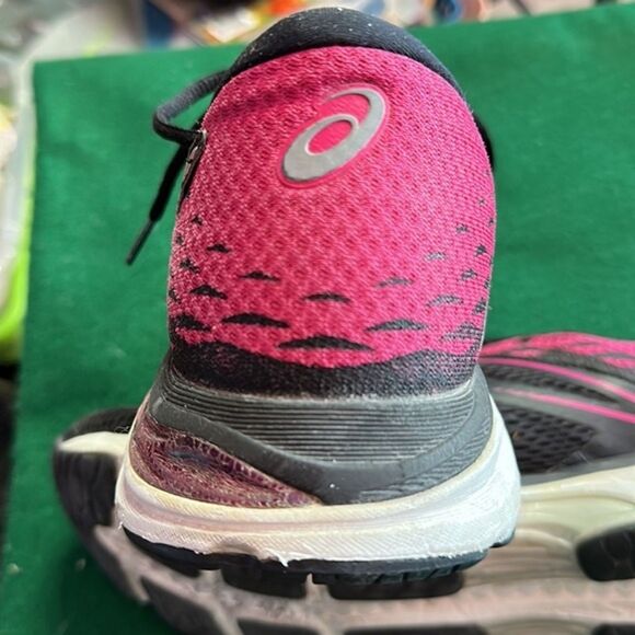 ASICS Women's Shoes Black and Magenta GEL-CUMULUS 19 - Picture 5 of 5